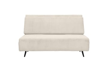 Sängsoffa Mallory Kräm, Manchester/Metall/Trä - Kräm, Manchester/Metall/Trä - Möbler - Soffa - Bäddsoffa - 2 sits bäddsoffa