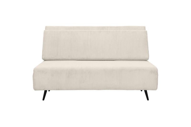 Sängsoffa Mallory Kräm, Manchester/Metall/Trä - Kräm, Manchester/Metall/Trä - Möbler - Soffa - Bäddsoffa - 2 sits bäddsoffa