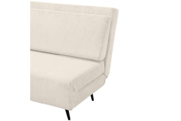 Sängsoffa Mallory Kräm, Manchester/Metall/Trä - Kräm, Manchester/Metall/Trä - Möbler - Soffa - Bäddsoffa - 2 sits bäddsoffa