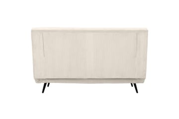 Sängsoffa Mallory Kräm, Manchester/Metall/Trä - Kräm, Manchester/Metall/Trä - Möbler - Soffa - Bäddsoffa - 2 sits bäddsoffa