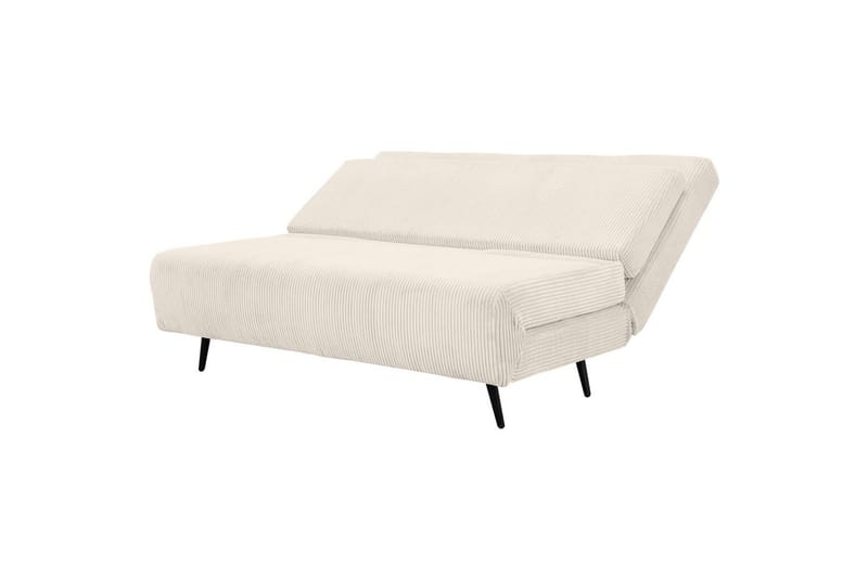 Sängsoffa Mallory Kräm, Manchester/Metall/Trä - Kräm, Manchester/Metall/Trä - Möbler - Soffa - Bäddsoffa - 2 sits bäddsoffa