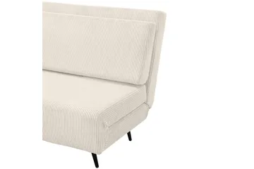 Sängsoffa Mallory Kräm, Manchester/Metall/Trä - Kräm, Manchester/Metall/Trä - Möbler - Soffa - Bäddsoffa - 2 sits bäddsoffa