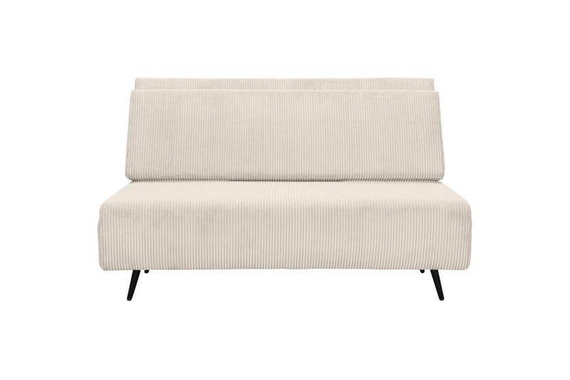 Sängsoffa Mallory Kräm, Manchester/Metall/Trä - Kräm, Manchester/Metall/Trä - Möbler - Soffa - Bäddsoffa - 2 sits bäddsoffa