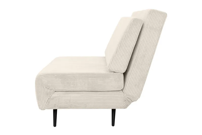 Sängsoffa Mallory Kräm, Manchester/Metall/Trä - Kräm, Manchester/Metall/Trä - Möbler - Soffa - Bäddsoffa - 2 sits bäddsoffa