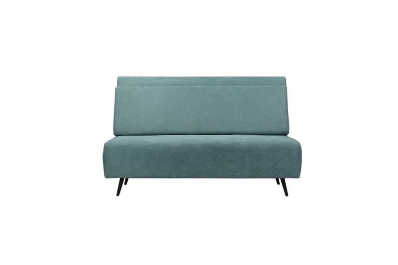 Sängsoffa Mallory Ljus Petroleum, Linnetyg/Metall/Trä - Ljus Petroleum, Linnetyg/Metall/Trä - Möbler - Soffa - Bäddsoffa - 2 sits bäddsoffa
