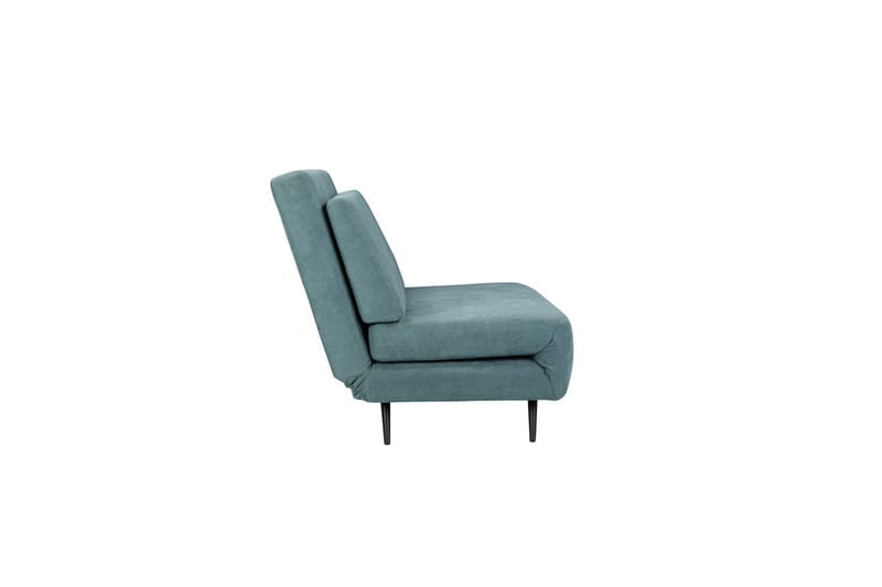 Sängsoffa Mallory Ljus Petroleum, Linnetyg/Metall/Trä - Ljus Petroleum, Linnetyg/Metall/Trä - Möbler - Soffa - Bäddsoffa - 2 sits bäddsoffa