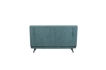 Sängsoffa Mallory Ljus Petroleum, Linnetyg/Metall/Trä - Ljus Petroleum, Linnetyg/Metall/Trä - Möbler - Soffa - Bäddsoffa - 2 sits bäddsoffa