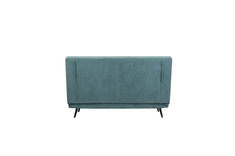 Sängsoffa Mallory Ljus Petroleum, Linnetyg/Metall/Trä - Ljus Petroleum, Linnetyg/Metall/Trä - Möbler - Soffa - Bäddsoffa - 2 sits bäddsoffa