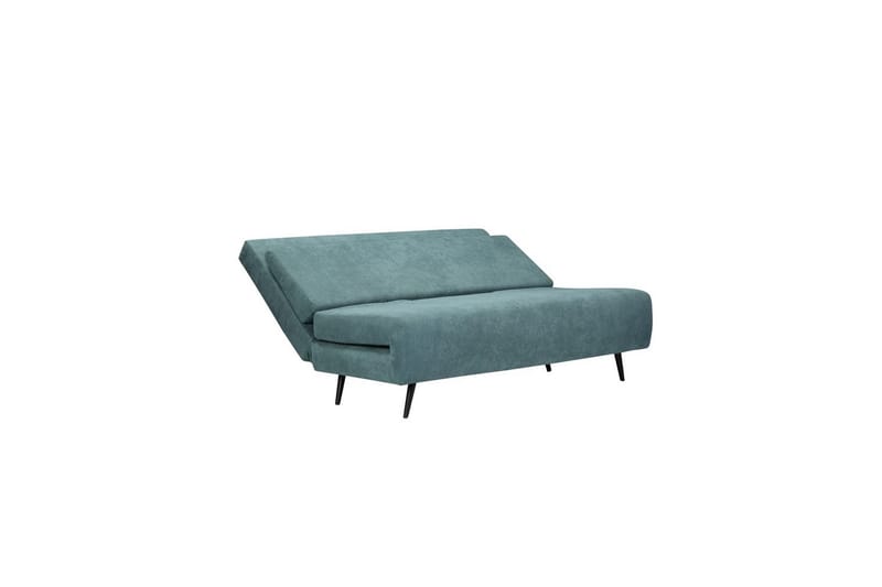 Sängsoffa Mallory Ljus Petroleum, Linnetyg/Metall/Trä - Ljus Petroleum, Linnetyg/Metall/Trä - Möbler - Soffa - Bäddsoffa - 2 sits bäddsoffa