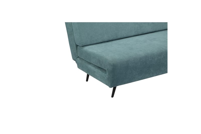 Sängsoffa Mallory Ljus Petroleum, Linnetyg/Metall/Trä - Ljus Petroleum, Linnetyg/Metall/Trä - Möbler - Soffa - Bäddsoffa - 2 sits bäddsoffa