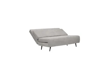 Sängsoffa Mallory Ljusgrå, Linnetyg/Metall/Trä - Ljusgrå, Linnetyg/Metall/Trä - Möbler - Soffa - Bäddsoffa - 2 sits bäddsoffa