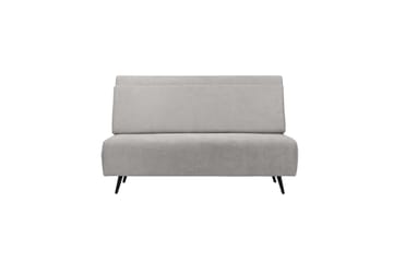Sängsoffa Mallory Ljusgrå, Linnetyg/Metall/Trä - Ljusgrå, Linnetyg/Metall/Trä - Möbler - Soffa - Bäddsoffa - 2 sits bäddsoffa