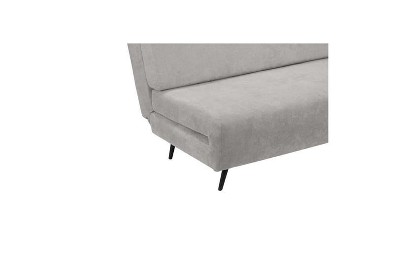 Sängsoffa Mallory Ljusgrå, Linnetyg/Metall/Trä - Ljusgrå, Linnetyg/Metall/Trä - Möbler - Soffa - Bäddsoffa - 2 sits bäddsoffa