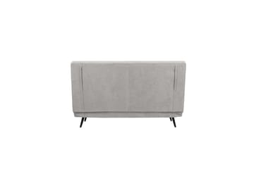 Sängsoffa Mallory Ljusgrå, Linnetyg/Metall/Trä - Ljusgrå, Linnetyg/Metall/Trä - Möbler - Soffa - Bäddsoffa - 2 sits bäddsoffa