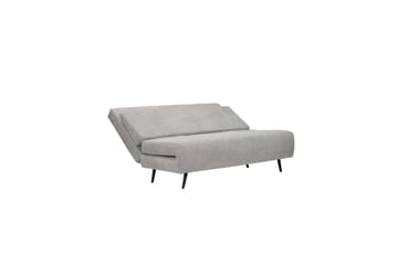 Sängsoffa Mallory Ljusgrå, Linnetyg/Metall/Trä - Ljusgrå, Linnetyg/Metall/Trä - Möbler - Soffa - Bäddsoffa - 2 sits bäddsoffa