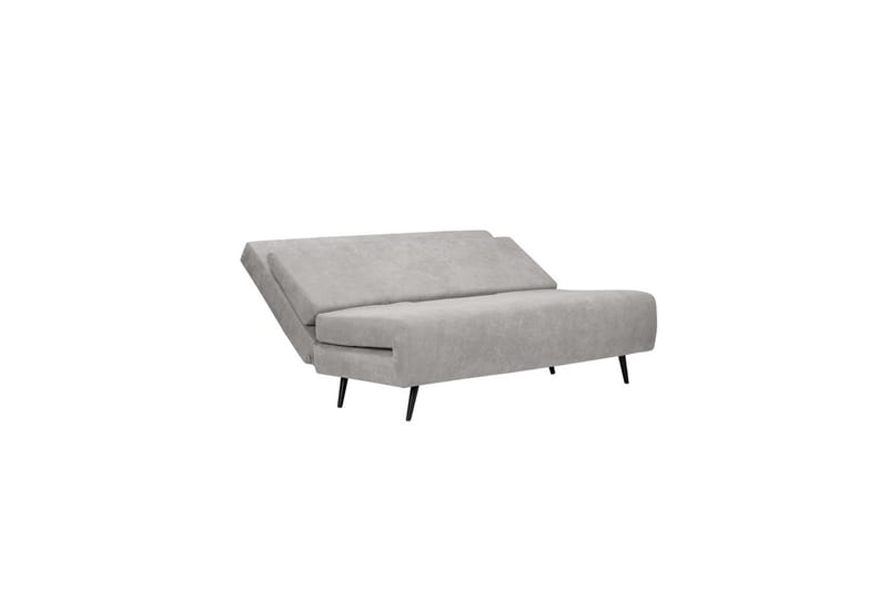 Sängsoffa Mallory Ljusgrå, Linnetyg/Metall/Trä - Ljusgrå, Linnetyg/Metall/Trä - Möbler - Soffa - Bäddsoffa - 2 sits bäddsoffa