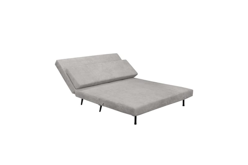 Sängsoffa Mallory Ljusgrå, Linnetyg/Metall/Trä - Ljusgrå, Linnetyg/Metall/Trä - Möbler - Soffa - Bäddsoffa - 2 sits bäddsoffa