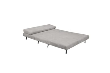 Sängsoffa Mallory Ljusgrå, Linnetyg/Metall/Trä - Ljusgrå, Linnetyg/Metall/Trä - Möbler - Soffa - Bäddsoffa - 2 sits bäddsoffa