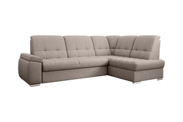 Sajana Bäddsoffa m. Schäslong 3-sits - Grå - Möbler - Soffa - Bäddsoffa - Bäddsoffa längsbäddad