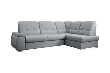 Sajana Bäddsoffa m. Schäslong 3-sits - Grå - Möbler - Soffa - Bäddsoffa - Bäddsoffa längsbäddad
