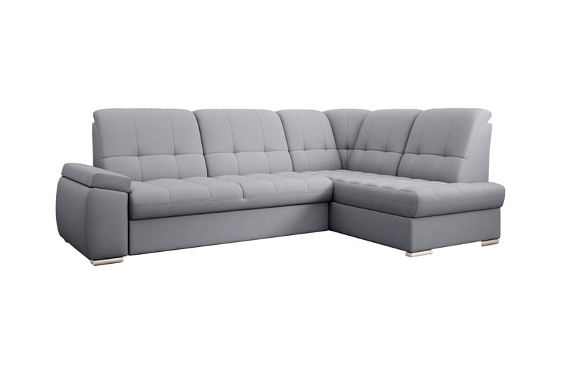 Sajana Bäddsoffa m. Schäslong 3-sits - Grå - Möbler - Soffa - Bäddsoffa - Bäddsoffa längsbäddad