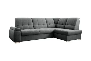Sajana Bäddsoffa m. Schäslong 3-sits - Mörkgrå - Möbler - Soffa - Bäddsoffa - Bäddsoffa längsbäddad