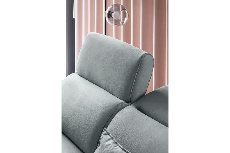 Sajda Bäddsoffa m. Schäslong 3-sits - Blå - Möbler - Soffa - Bäddsoffa - Bäddsoffa längsbäddad
