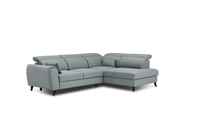 Sajda Bäddsoffa m. Schäslong 3-sits - Blå - Möbler - Soffa - Bäddsoffa - Bäddsoffa längsbäddad