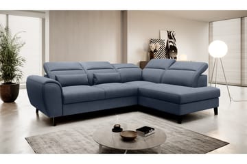 Sajda Bäddsoffa m. Schäslong 3-sits - Mörkblå - Möbler - Soffa - Bäddsoffa - Bäddsoffa längsbäddad