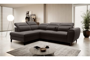 Sajda Bäddsoffa m. Schäslong 3-sits - Mörkbrun - Möbler - Soffa - Bäddsoffa - Bäddsoffa längsbäddad