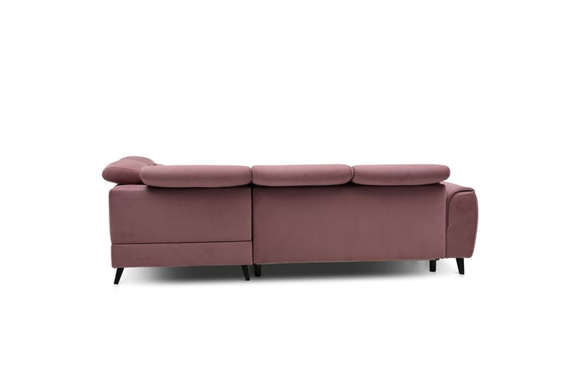 Sajda Bäddsoffa m. Schäslong 3-sits - Rosa - Möbler - Soffa - Bäddsoffa - Bäddsoffa längsbäddad