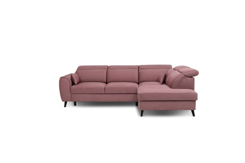 Sajda Bäddsoffa m. Schäslong 3-sits - Rosa - Möbler - Soffa - Bäddsoffa - Bäddsoffa längsbäddad