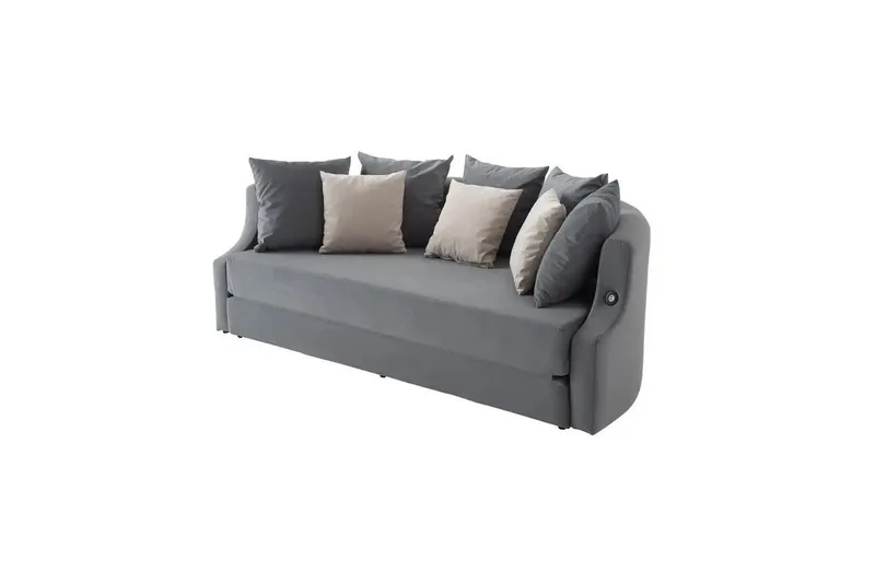 Salrican Bäddsoffa 3-sits, Grå