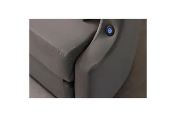 Salrican Bäddsoffa 3-sits - Grå - Möbler - Soffa - Bäddsoffa - 3 sits bäddsoffa