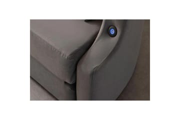 Salrican Bäddsoffa 3-sits - Grå - Möbler - Soffa - Bäddsoffa - 3 sits bäddsoffa