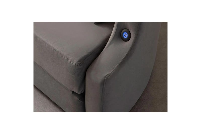 Salrican Bäddsoffa 3-sits - Grå - Möbler - Soffa - Bäddsoffa - 3 sits bäddsoffa