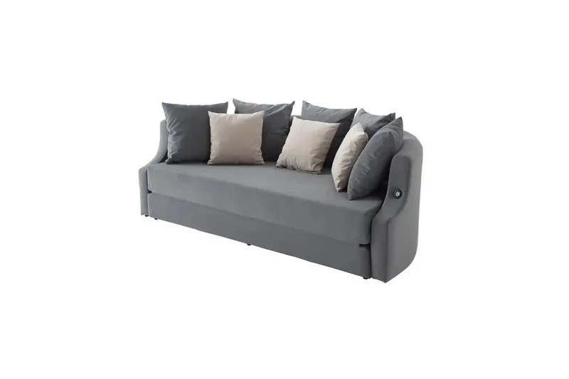 Salrican Bäddsoffa 3-sits, Grå