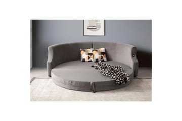 Salrican Bäddsoffa 3-sits - Grå - Möbler - Soffa - Bäddsoffa - 3 sits bäddsoffa