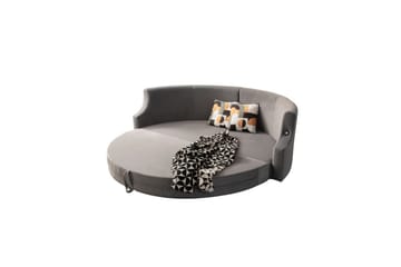 Salrican Bäddsoffa 3-sits - Grå - Möbler - Soffa - Bäddsoffa - 3 sits bäddsoffa