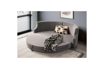 Salrican Bäddsoffa 3-sits - Grå - Möbler - Soffa - Bäddsoffa - 3 sits bäddsoffa