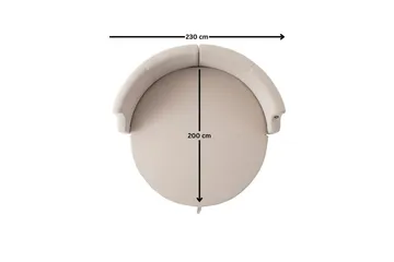 Salrican Bäddsoffa 3-sits - Krämvit - Möbler - Soffa - Bäddsoffa - 3 sits bäddsoffa