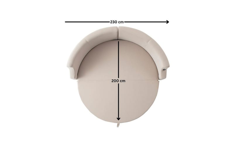 Salrican Bäddsoffa 3-sits - Krämvit - Möbler - Soffa - Bäddsoffa - 3 sits bäddsoffa