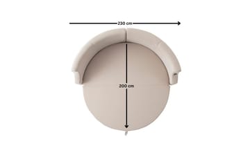 Salrican Bäddsoffa 3-sits - Krämvit - Möbler - Soffa - Bäddsoffa - 3 sits bäddsoffa