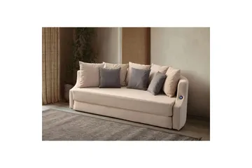 Salrican Bäddsoffa 3-sits - Krämvit - Möbler - Soffa - Bäddsoffa - 3 sits bäddsoffa