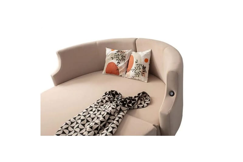 Salrican Bäddsoffa 3-sits - Krämvit - Möbler - Soffa - Bäddsoffa - 3 sits bäddsoffa