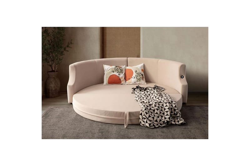 Salrican Bäddsoffa 3-sits - Krämvit - Möbler - Soffa - Bäddsoffa - 3 sits bäddsoffa