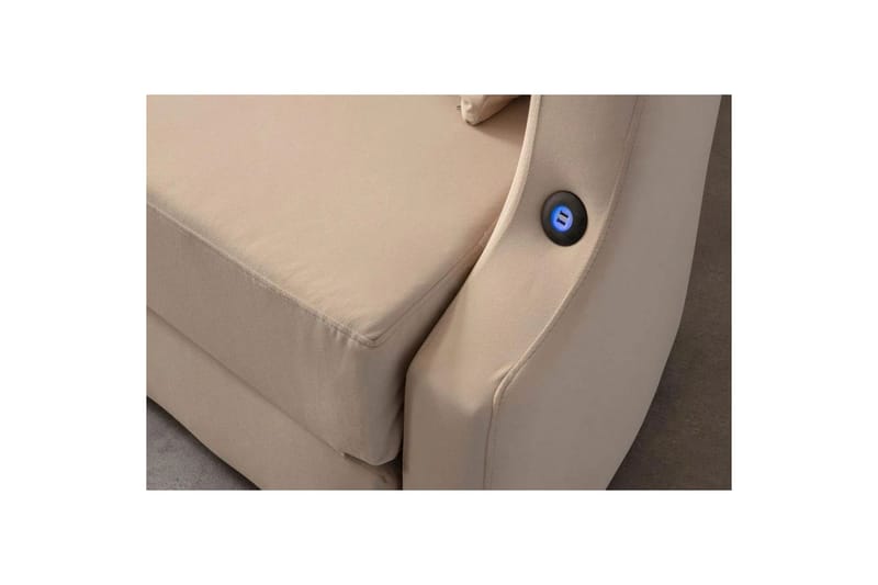 Salrican Bäddsoffa 3-sits - Krämvit - Möbler - Soffa - Bäddsoffa - 3 sits bäddsoffa