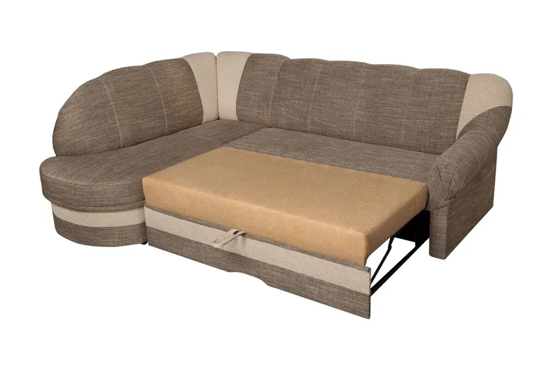 Sandra Hörnbäddsoffa - Svart - Möbler - Soffa - Bäddsoffa - Bäddsoffa längsbäddad