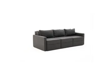 Savra Bäddsoffa 3-sits - Antracit - Möbler - Soffa - Bäddsoffa - 3 sits bäddsoffa