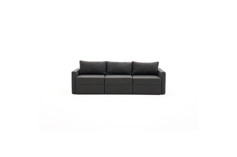 Savra Bäddsoffa 3-sits - Antracit - Möbler - Soffa - Bäddsoffa - Bäddsoffa divan